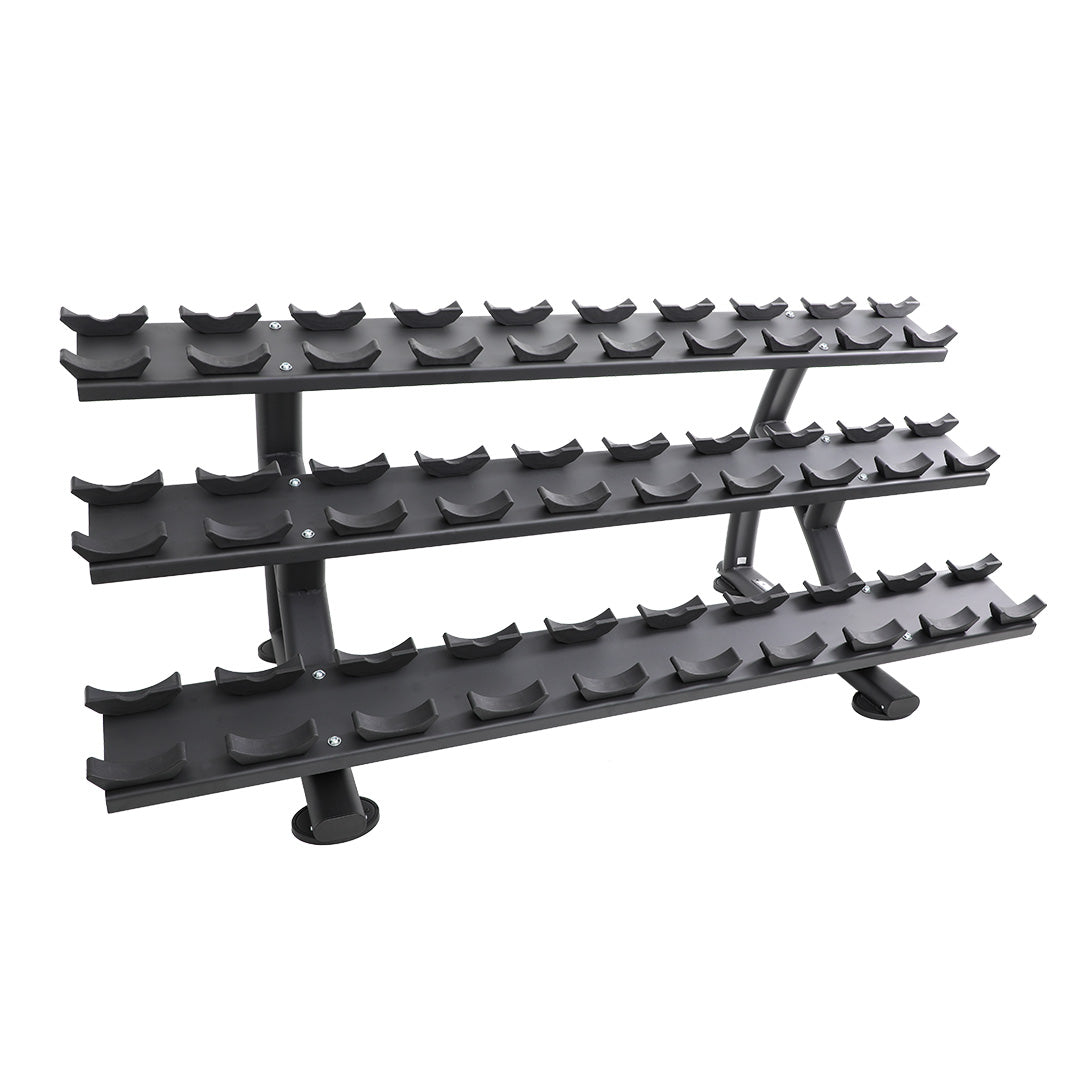 TKO, 15 paires d'haltères Signature Saddle Rack