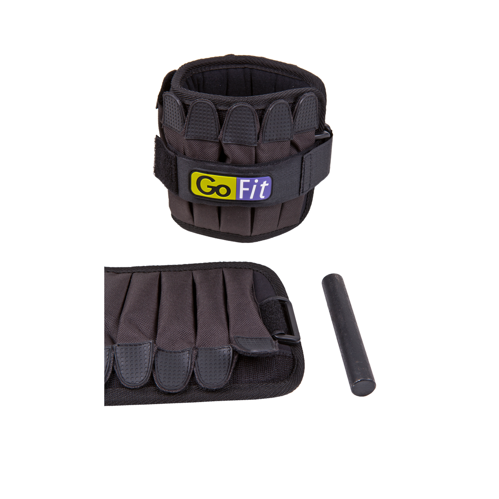 GoFit, 5LB Padded Pro Ankle Weights (poids pour la cheville)