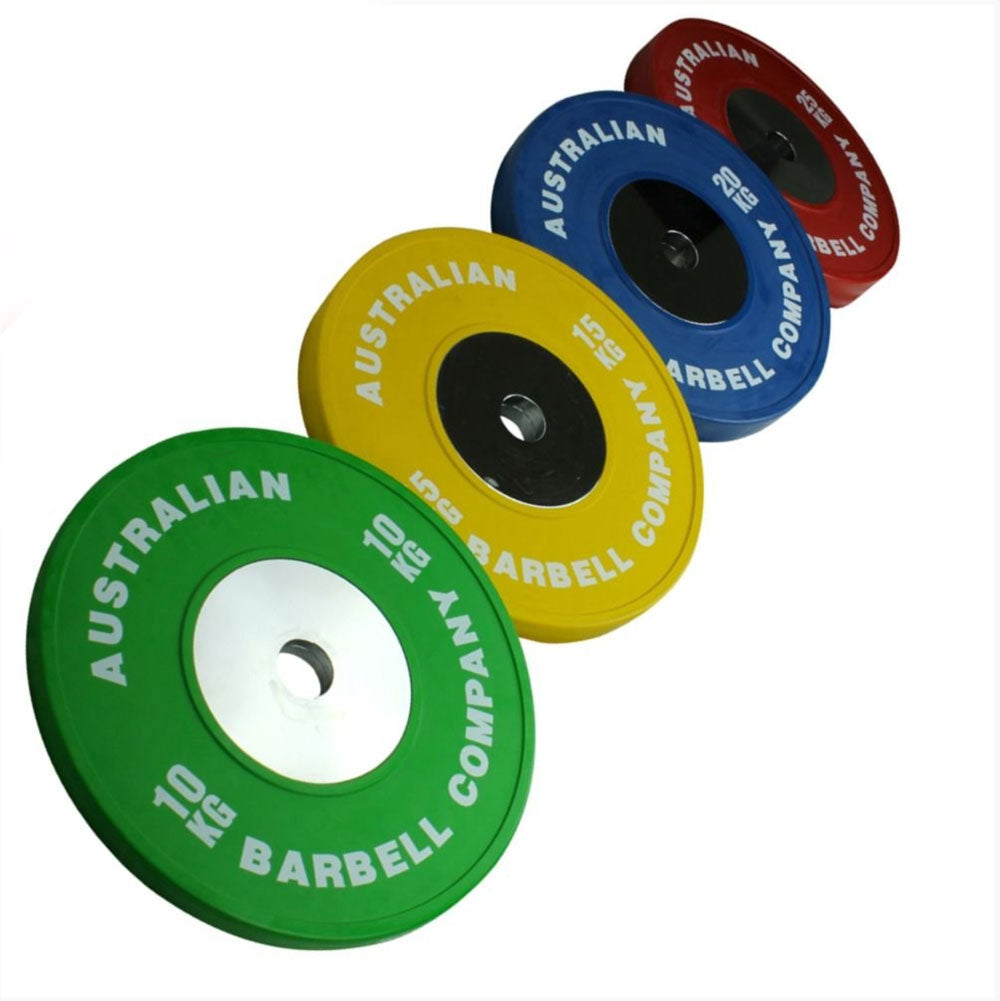 Australian Barbell Company, ABC Club Series Bumper Plates 10-25kg Paires (140kg)