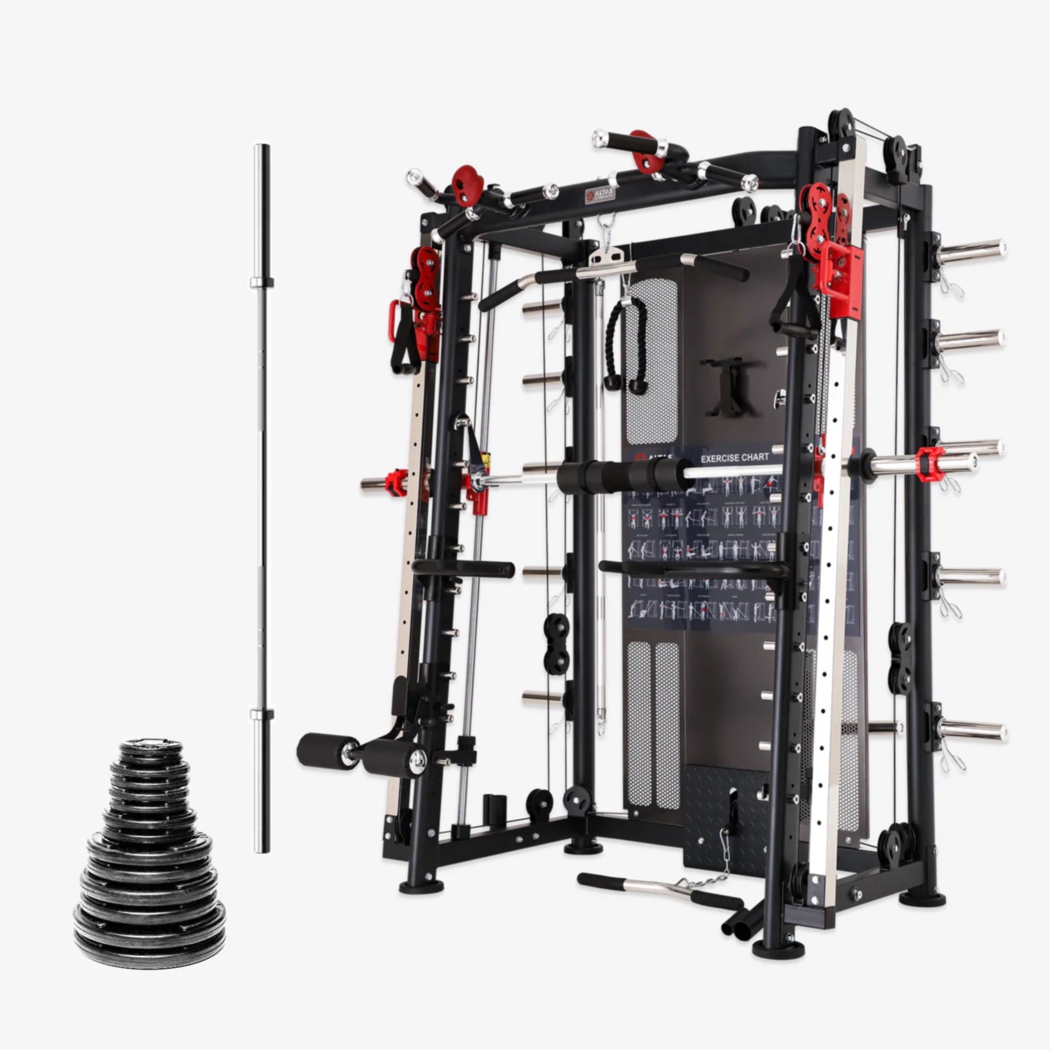 La force des Altas, Altas AL-3000Y Multi-Functional Smith Machine Bundle