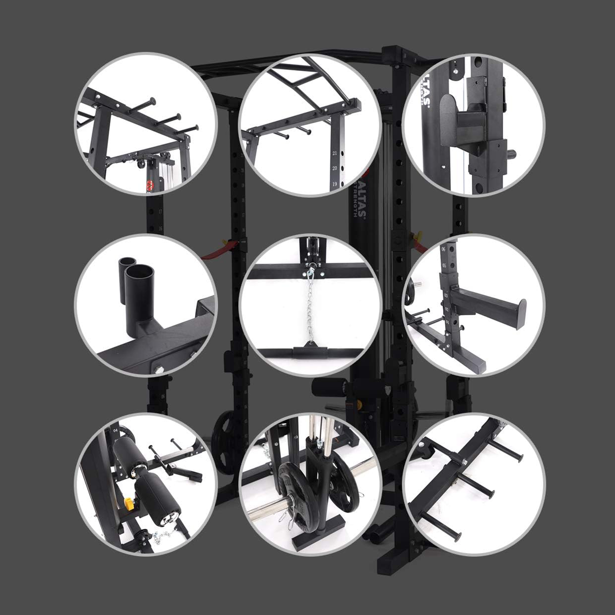 Mon magasin, Altas Strength Équipement commercial léger Rack à squats AL-3028