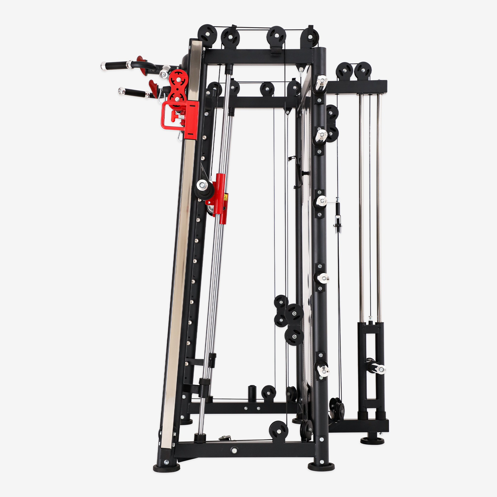 Mon magasin, Altas Strength Multi-Function Smith Machine Black And Yellow 2000IB Workout Light Commercial Fitness Equipment AL-3000Y