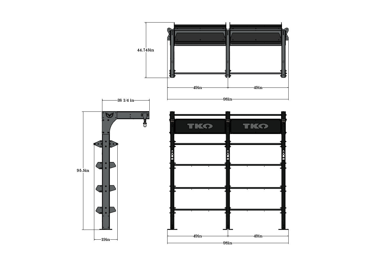 TKO Strength & Performance, Baie de suspension double