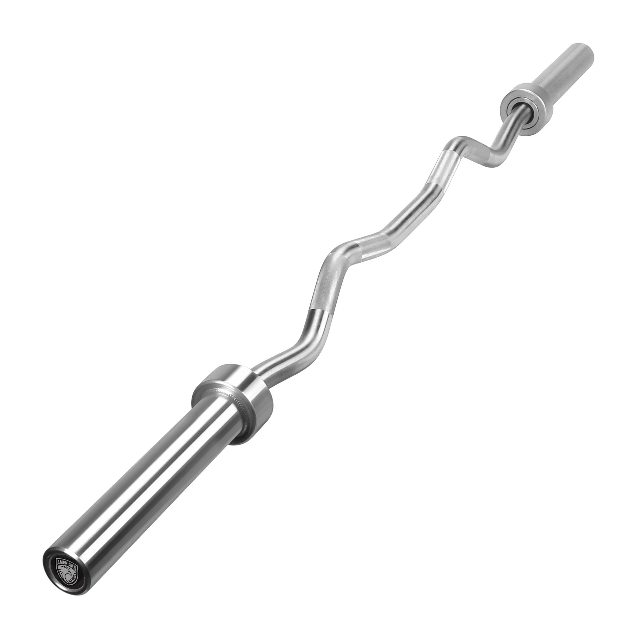 American Barbell Fitness Equipment, Barre de gymnastique EZ Curl en acier inoxydable