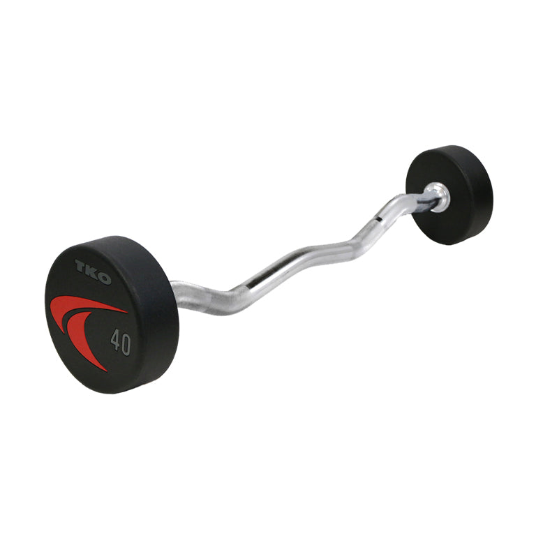 TKO Strength & Performance, Barre fixe de curl (uréthane)