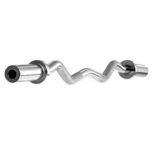 Fitness Equipment Broker | Élue première source de confiance en Amérique, Body-Solid 47 Inch Olympic Curl Bar - Chrome