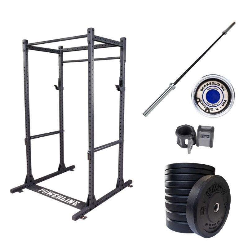 Body-Solid, Body-Solid Basic Garage Gym Power Rack Package