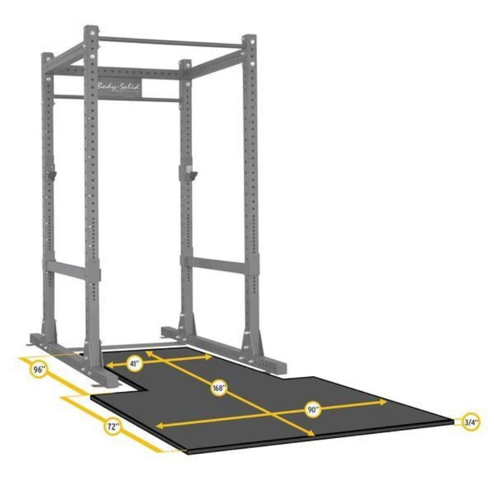 Body-Solid ProClub, Body-Solid Power Rack Floor Mat SPRPLATFORM