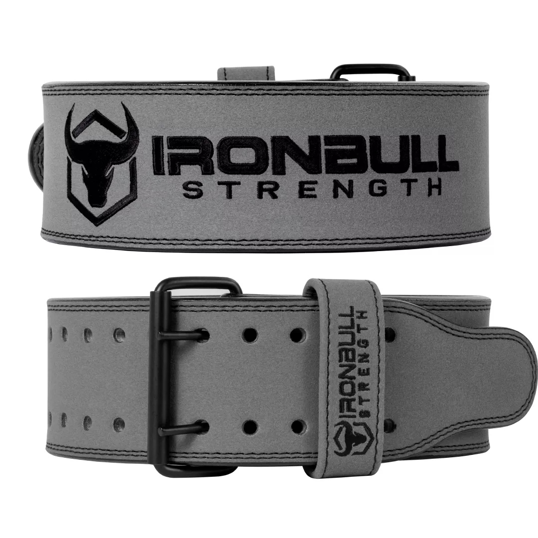 Iron Bull Strength, Ceinture de musculation à deux branches de 10 mm - Approuvée par l'IPF