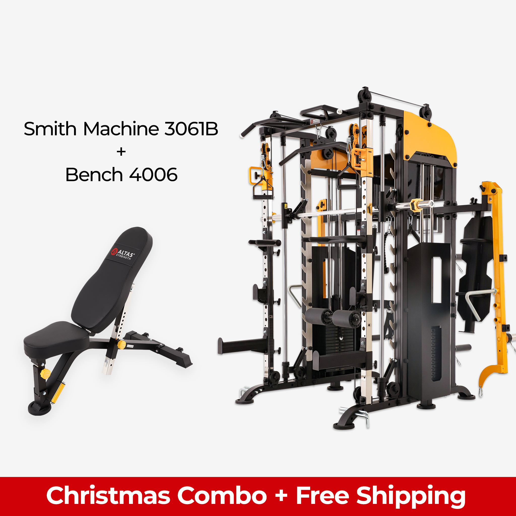 Altas America, Combo de Noël - Machine Smith AL-3061B + Banc 4006