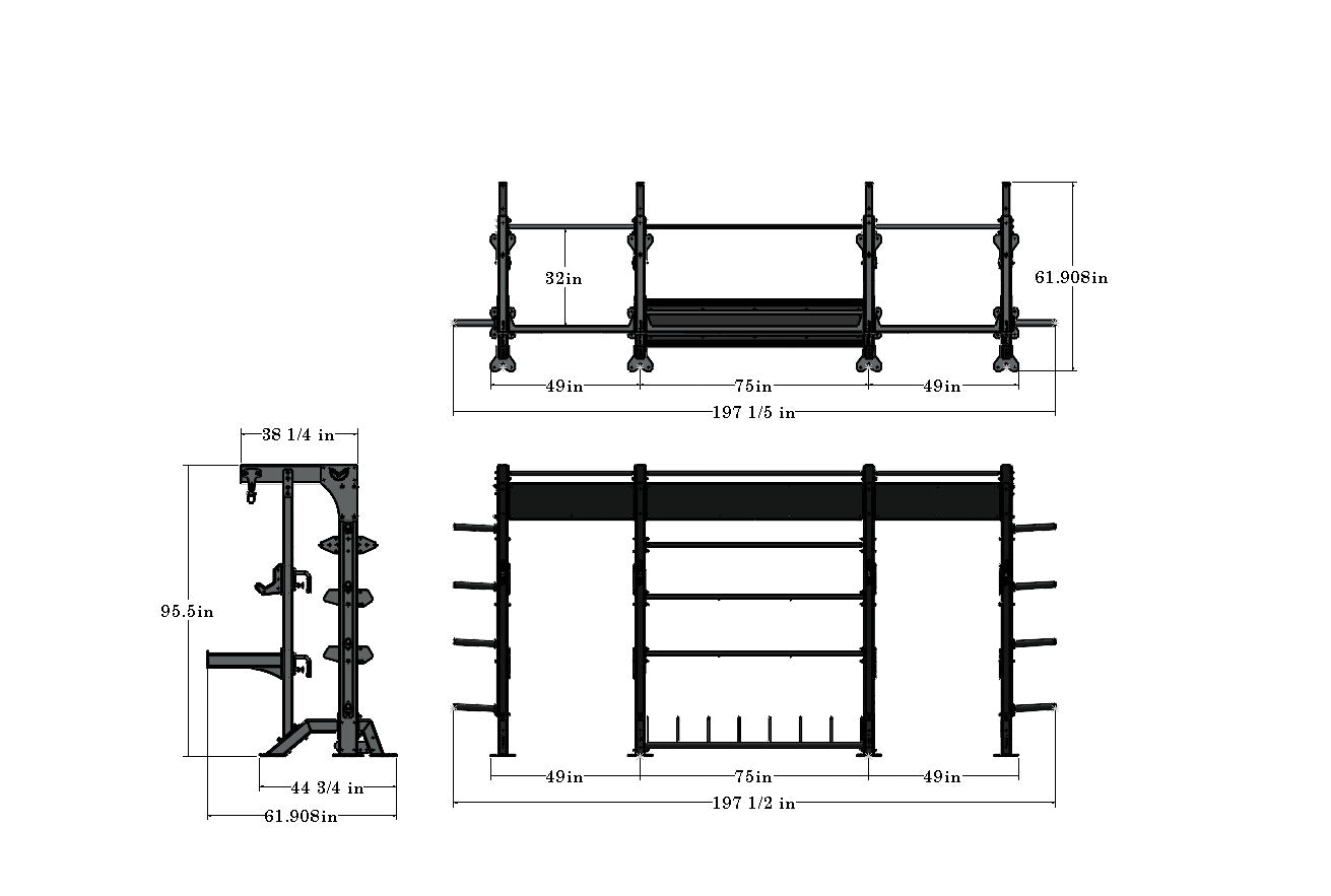 TKO Strength & Performance, Demi-cage Annexe