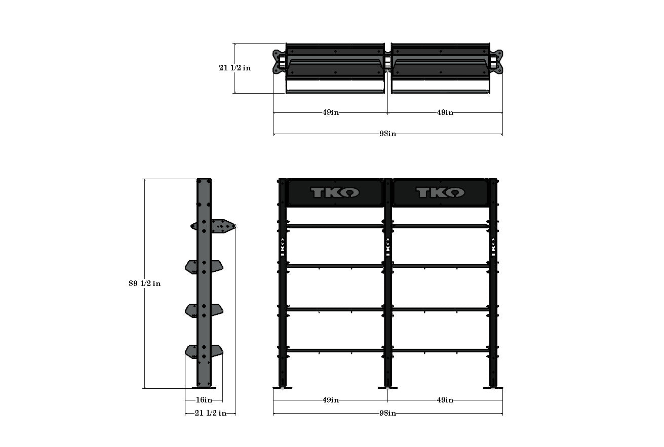 TKO Strength & Performance, Double baie de stockage