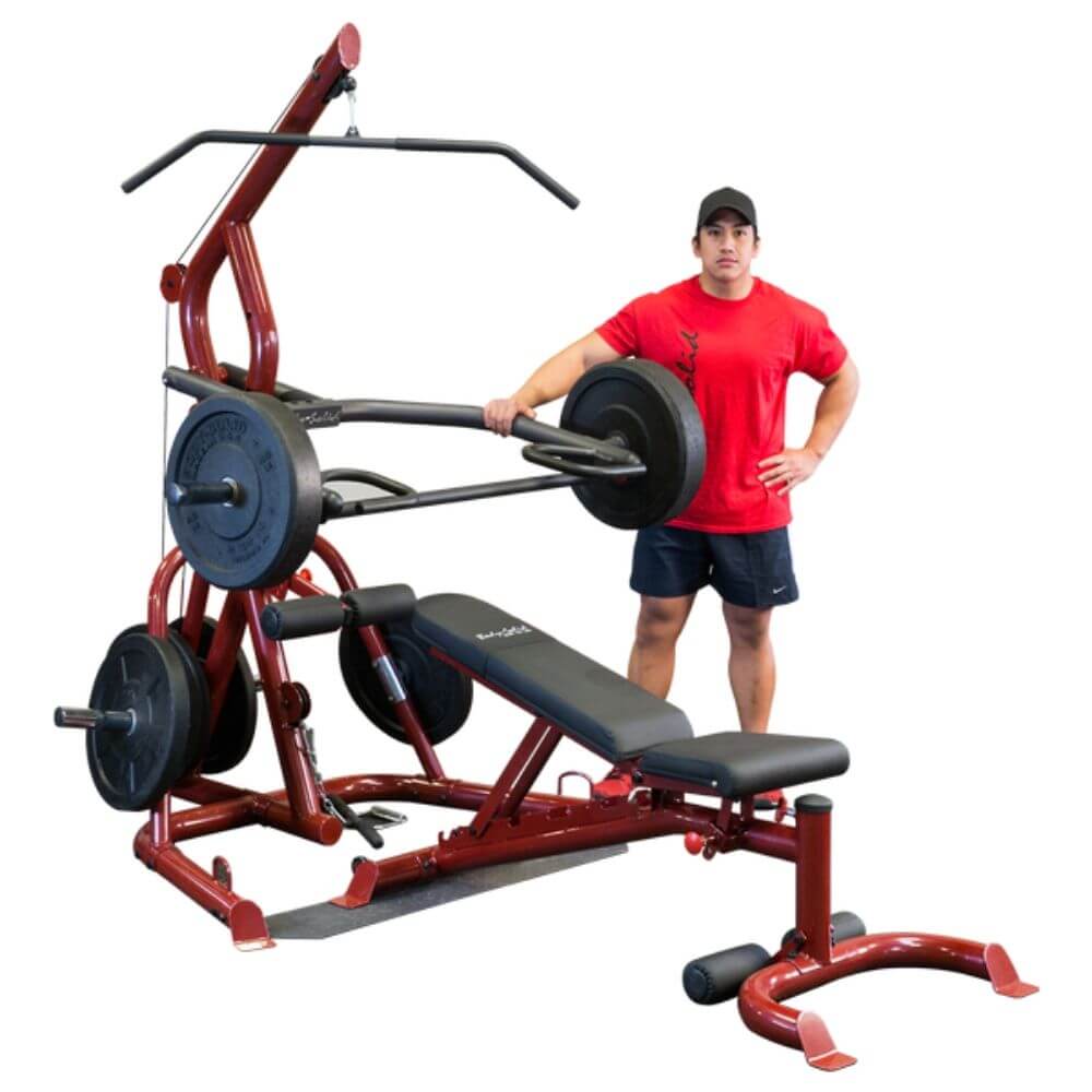 Body-Solid, Ensemble Body-Solid Corner Leverage Gym GLGS100P4