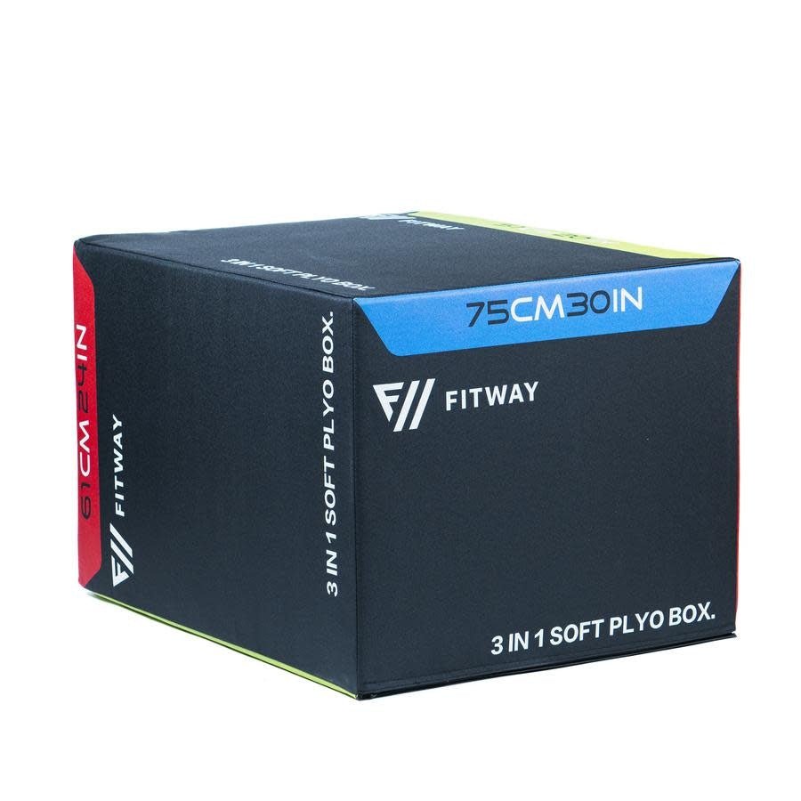 FitWay Fitness, FitWay Foam PlyoBox 20 "x24 "x30" (en anglais)