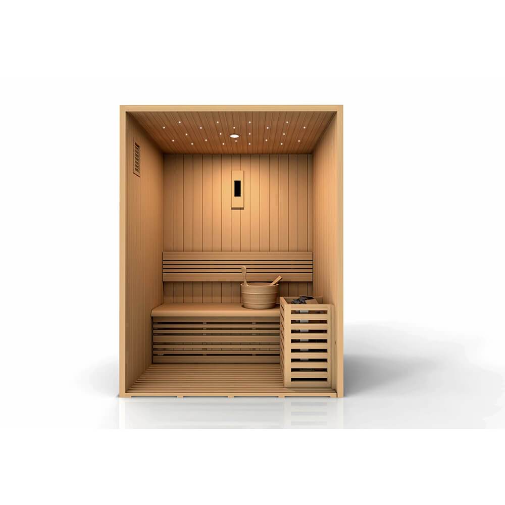 Golden Designs Inc, Golden Designs Sundsvall Sauna traditionnel à vapeur pour 2 personnes GDI-7289