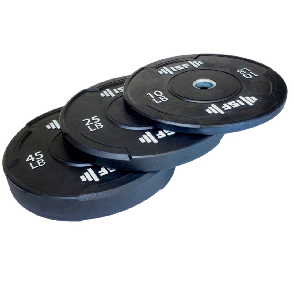 Je vends du fitness, ISF Bumper Plates 160LB Set poids olympiques