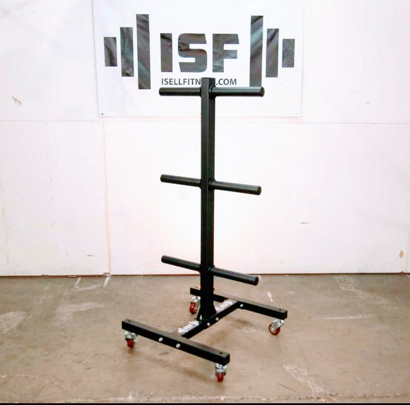 Je vends du fitness, ISF Olympic Bumper Plate Weight Tree Olympic 2" Pickup Only