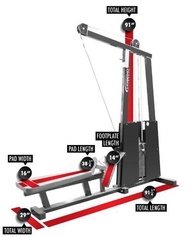 Légende Fitness, LAT PULLDOWN - LOW ROW COMBO - 945 Légende