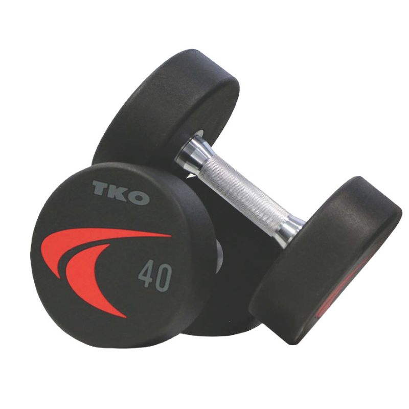 TKO Force, Paires d'haltères rondes en uréthane TKO Strength Signature