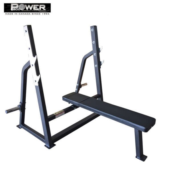 Power Body, Power Body #1002 Olympic Bench Press (porte-plaques)