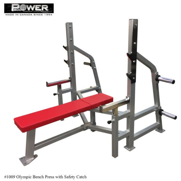 Power Body, Power Body #1009 Olympic Bench Press avec porte-plaques