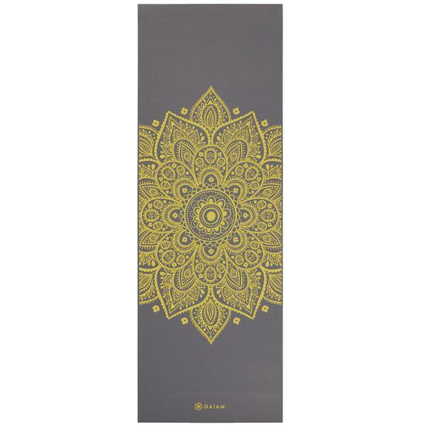 Gaiam, Premium Citron Sundial Yoga Mat (6mm)