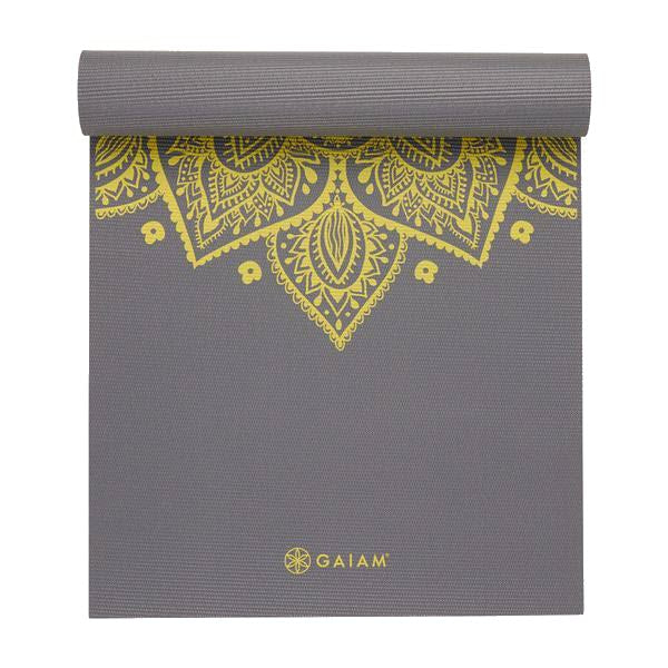 Gaiam, Premium Citron Sundial Yoga Mat (6mm)