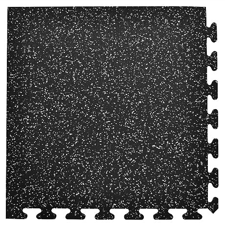 Regupol, Regupol Aktivlok Carreaux de sol en caoutchouc à emboîtement 2' X 2' X 3/8 Gray Hound Corner mat