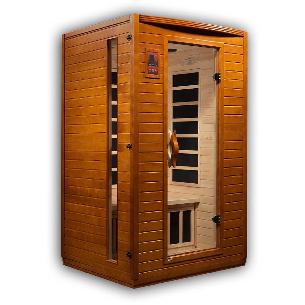 Saunas dynamiques, Sauna à infrarouge lointain Dynamic Versailles 2 personnes à faible EMF DYN-6202-03