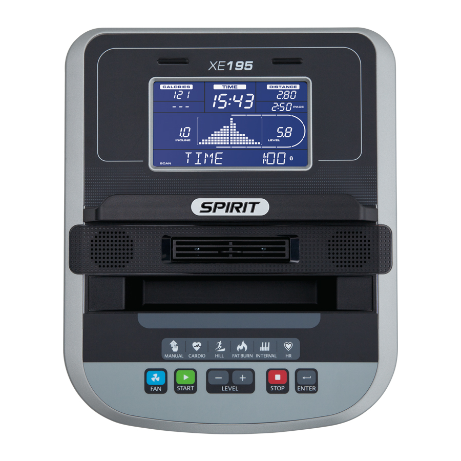 Esprit Fitness, L'esprit de la forme, Spirit Fitness XE195 Elliptique