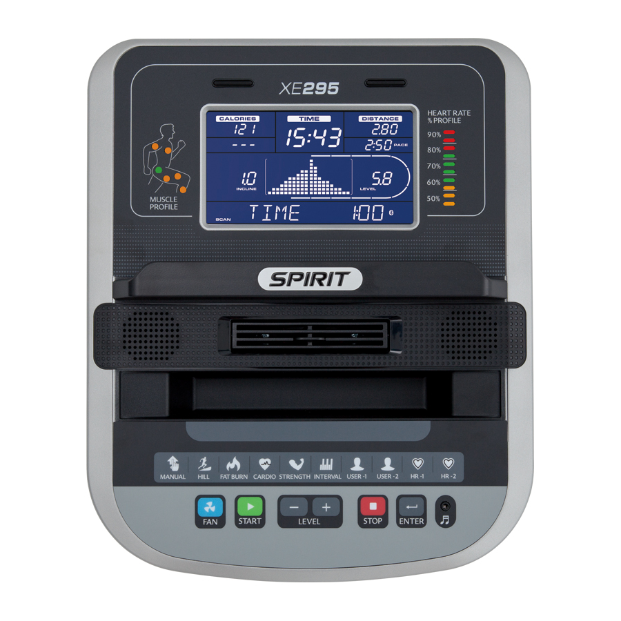 Esprit Fitness, L'esprit de la forme, Spirit Fitness XE295 Elliptique