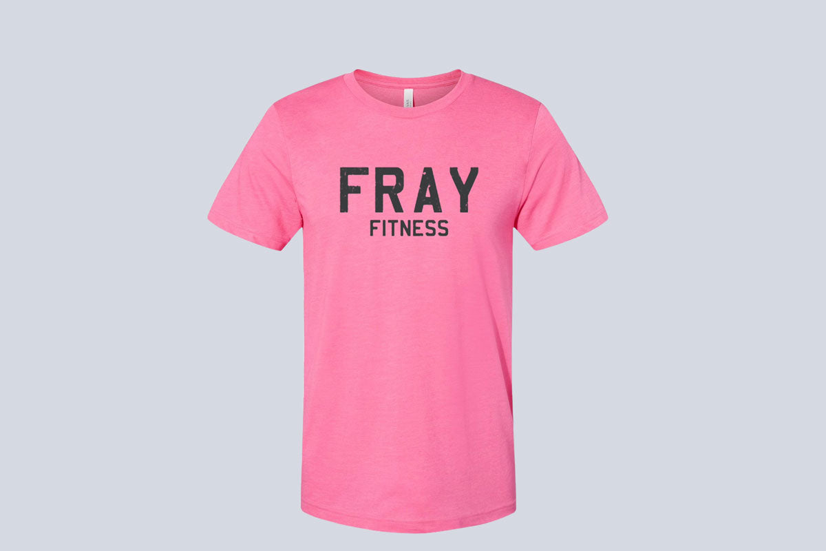 5e cercle créatif, T-Shirt logo Fray - Rose