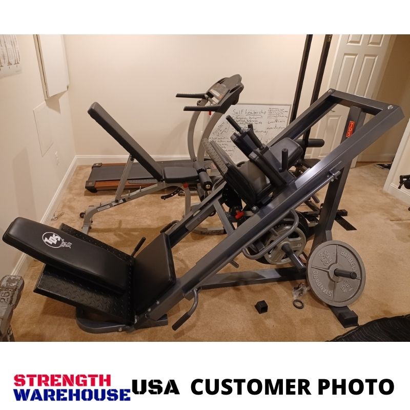 TDS, TDS Fitness 4-Way Leg Press Hip Sled Hack Squat TDS-35755-G