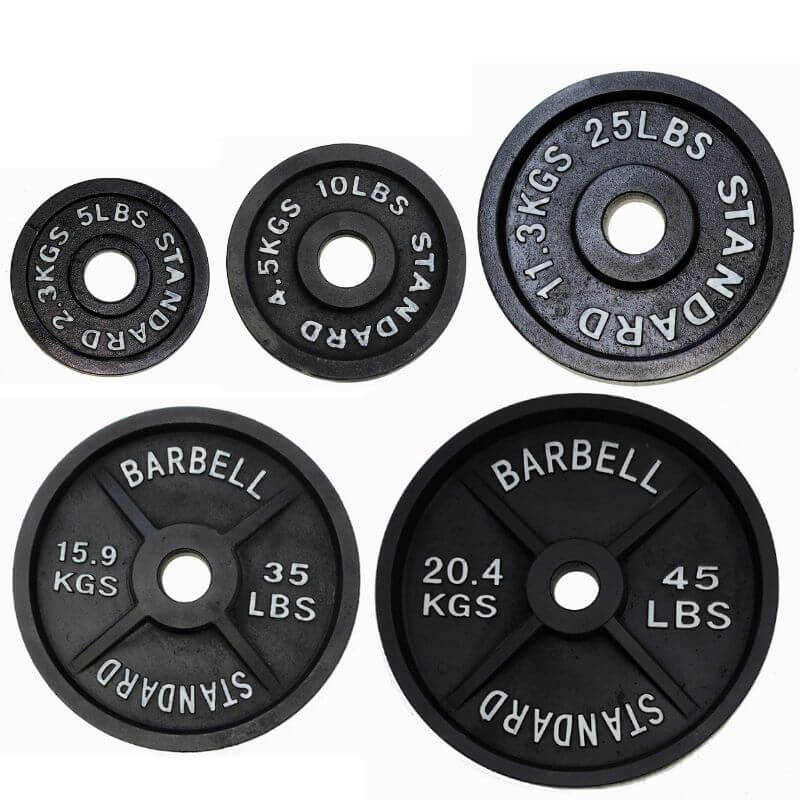 TDS, TDS Fitness Plaques olympiques en fonte (paires)