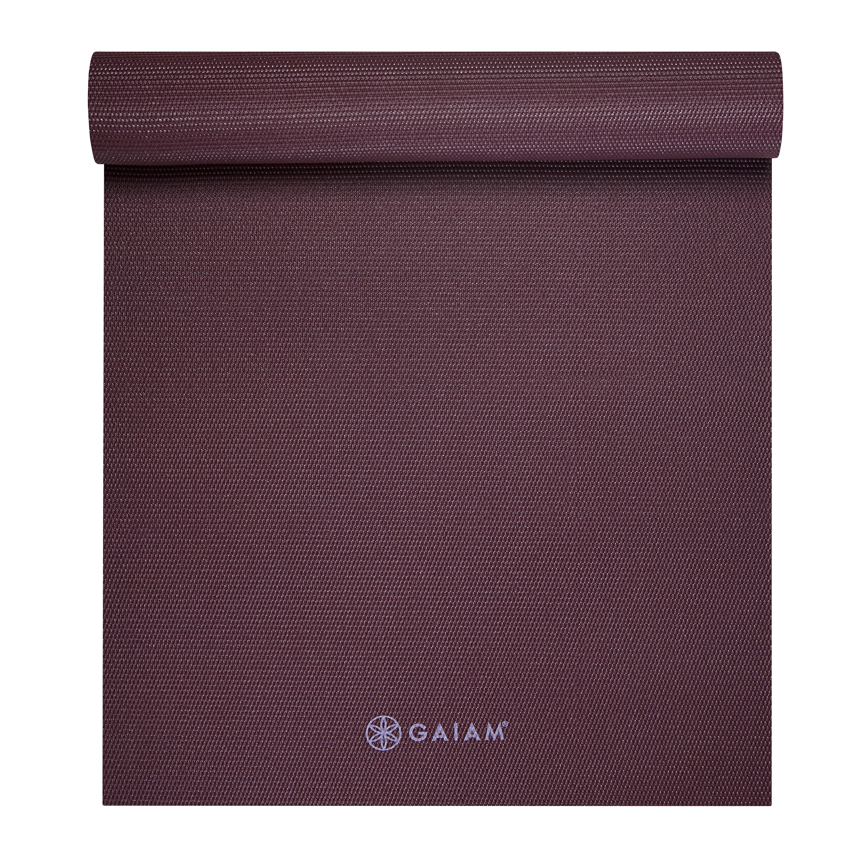 Gaiam, Tapis de yoga classique de couleur unie (5mm)