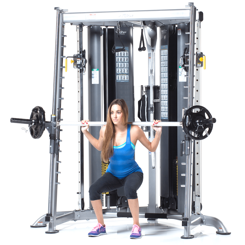 TuffStuff Fitness, TuffStuff Fitness CXT-225 Evolution Corner Functional Trainer avec Smith Press