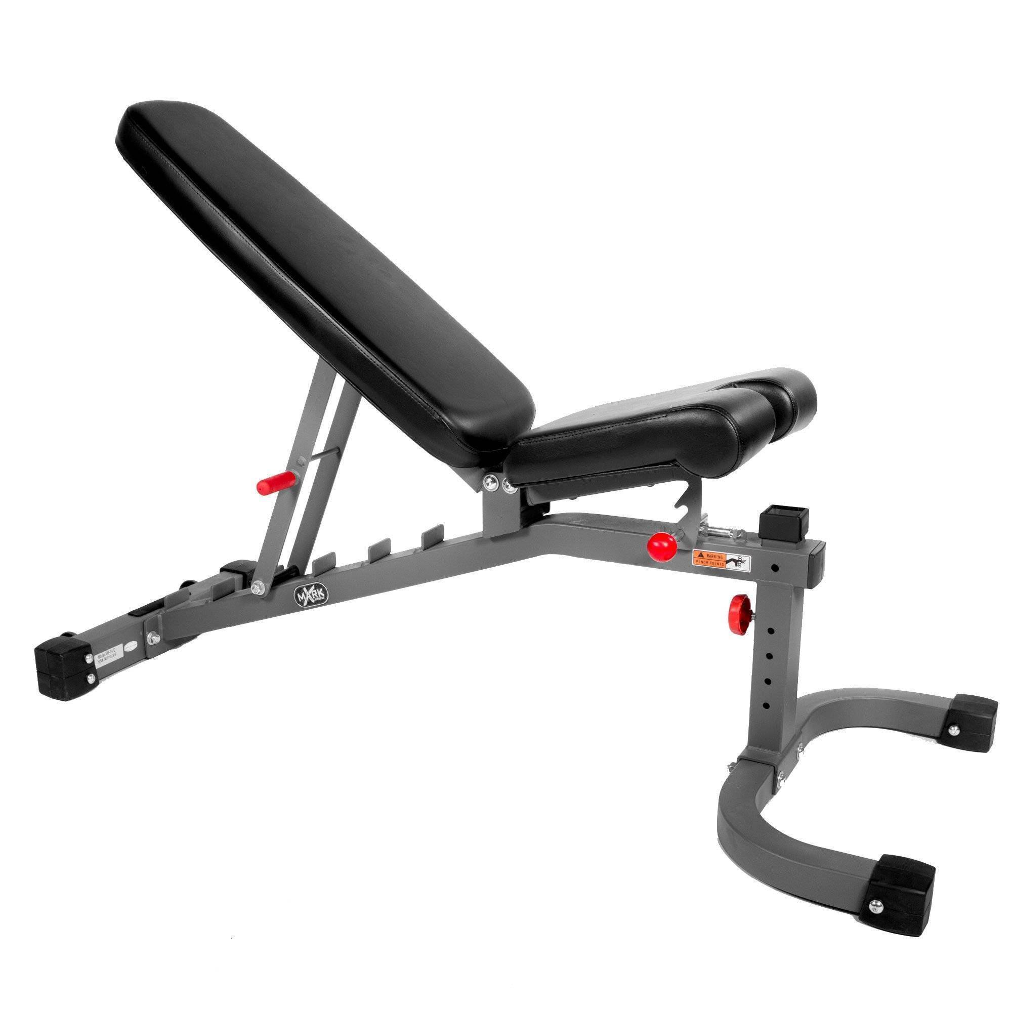 XMark Fitness, XMark Fitness Banc de musculation FID avec siège réglable XM-7472