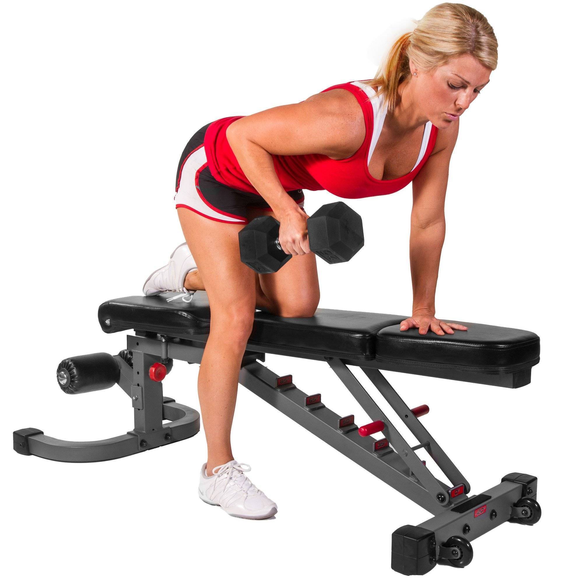 XMark Fitness, XMark Fitness Banc d'haltères incliné à plat Siège réglable XM-7604