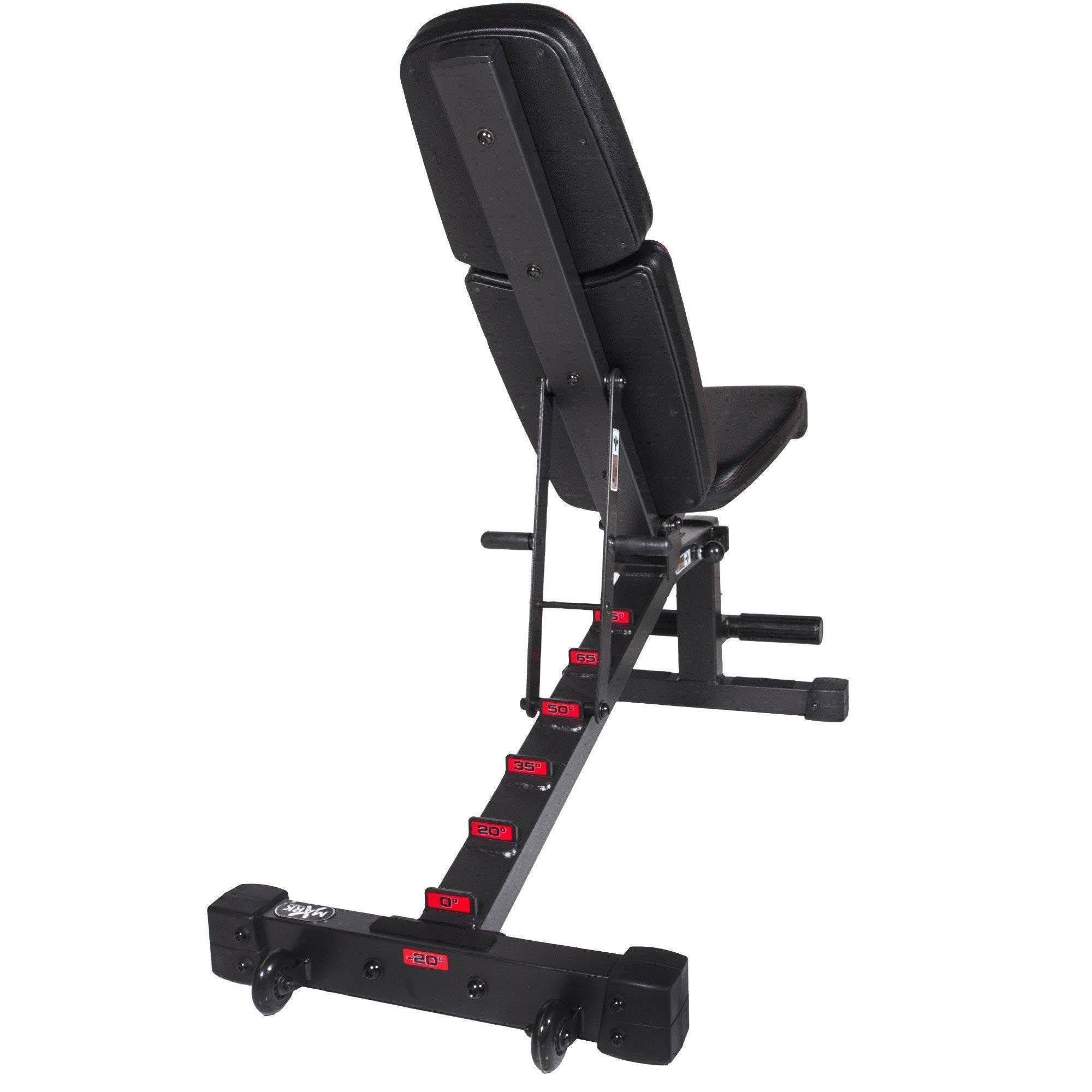 XMark Fitness, XMark Fitness Power Series Banc incliné réglable à plat XM-9010